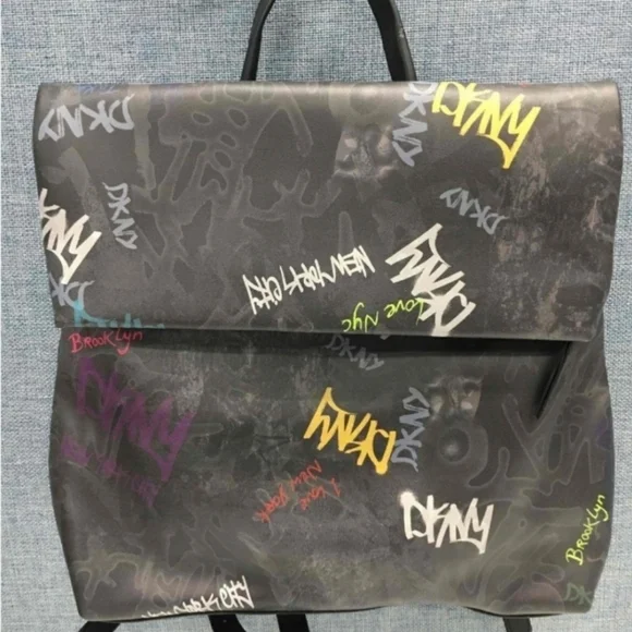 Dkny | Bags | Dkny Graffiti Tilly Flip Backpack Nwt | Poshmark display picture 1